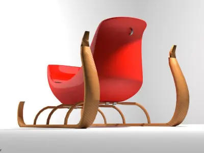 Sled - type 5 3D model