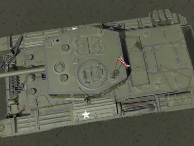 Mk VIII Cromwell IV 3D model