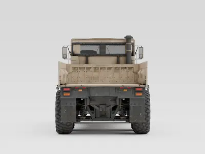 Military Cargo Truck - Oshkosh MTVR 3D model