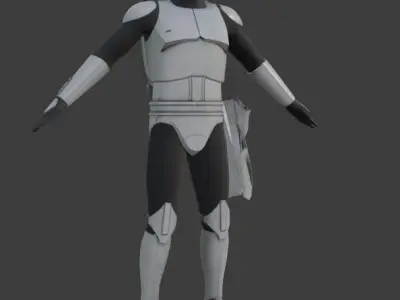 Scuba Trooper SW - game model 3D model