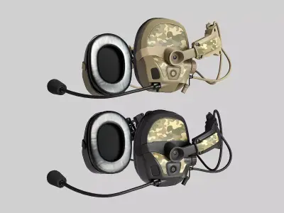 OPS Core AMP Headset Low-poly 3D model