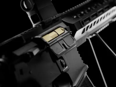 SAY GRY AR-15 Assault Rifle High Poly 3D model