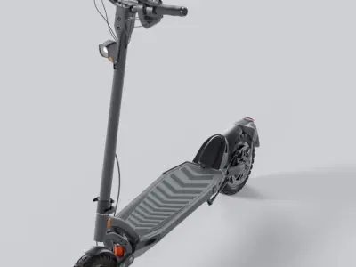 Rigged Offroad E-Scooter High-Poly Version 3D model