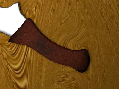 Low Poly Demons Sword Free low-poly 3D model