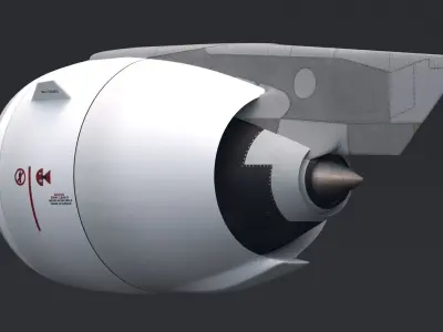 Airbus Neo Engine 3D model