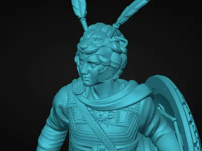 Alexander the Great Sculpture 3D print model purchase