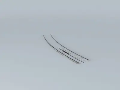 Eco Rail SnowTrack Curve Old Steam Days Free 3D model