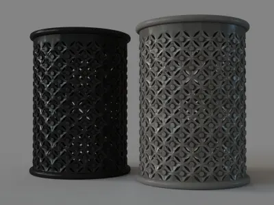 Pacey Archive Side Table Antique 3D model