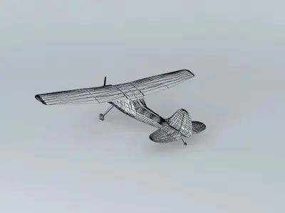 Cessna Bird Dog Free 3D model