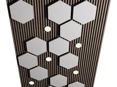 Ceiling 18 Low-poly 3D model