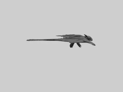Toothless low-poly 3d model Low-poly 3D model