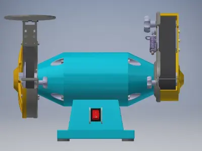 Bench Grinder 3d model 3D model