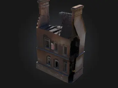 Abandoned Ruin  Echoes of a Lost Civilization 3D model