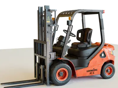 Loader Low-poly 3D model