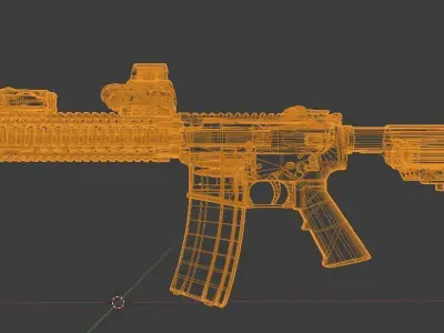 Weapon M4 3D model