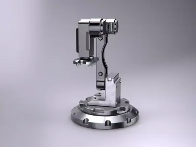 Robotic arm with socket prime 3D model