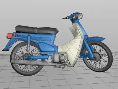 Honda Econo 90 3D model