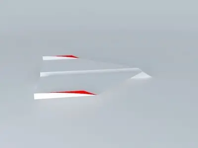 Paper Plane Free 3D model