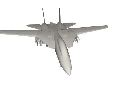 Jet military airplane 3D model buy
