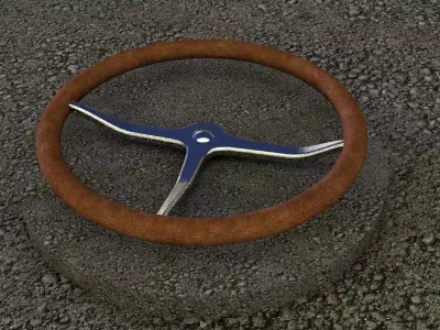 Steering Wheel  4K Free 3D model