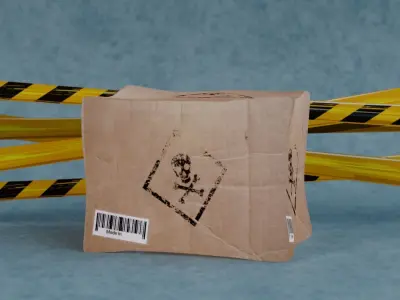 poison box Free 3D model