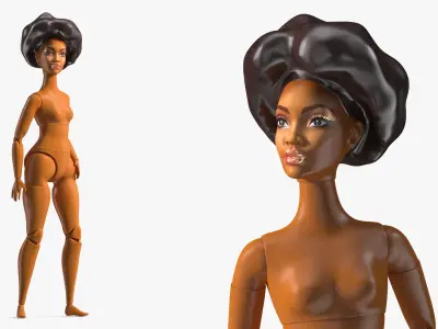  Barbie Looks Doll Elle GTD91 Curvy Brunette 