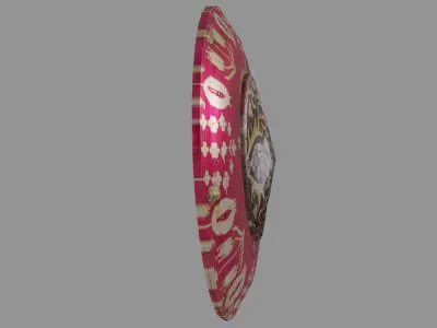 Ottoman Turkish Shield Low-poly 3D model