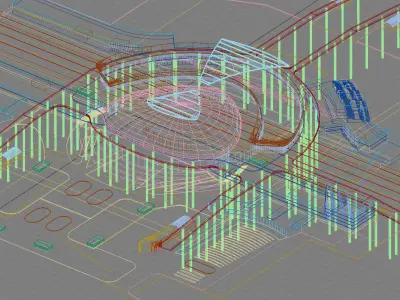 Grand Stadium 3D model purchase