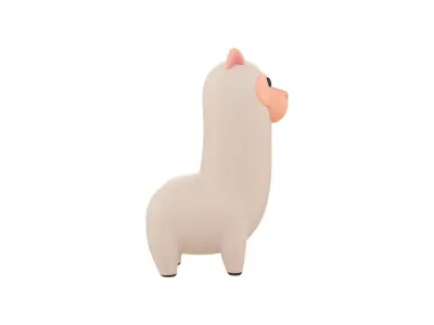 Character030 Alpaca 3D model