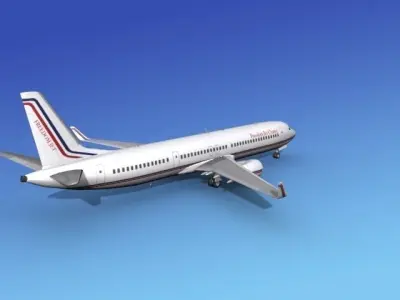Boeing 737-900ER Freedom Jet Charter 3D model