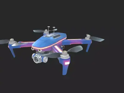 Drone 3D Model for Rendering 3D model