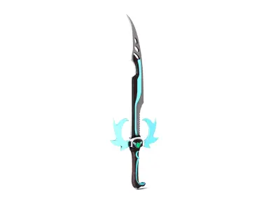 Sword Sci-Fi 3D Futuristic Weapon 3D model