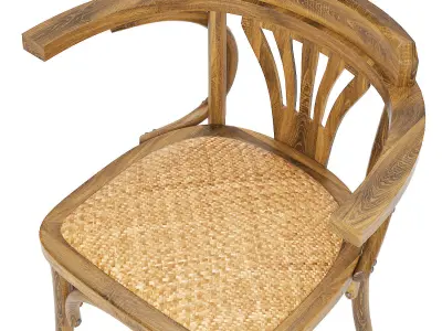 Wooden chair Vienna Type  3D model