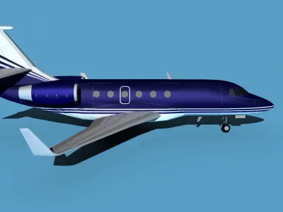 Dassault Falcon 2000 V01 3D model purchase
