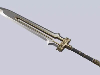 Greatsword Low-poly 3D model buy