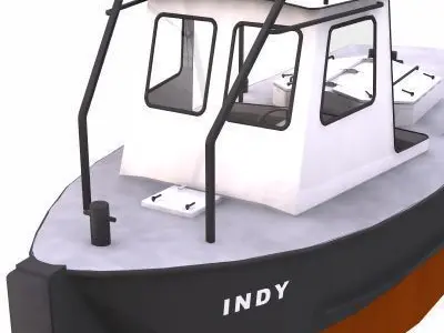 Harbour Tug - 02 - 3D model