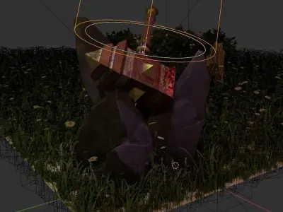 Hammer of Dwarf Free low-poly 3D model