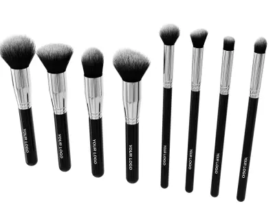 Makeup brush 01 3D model
