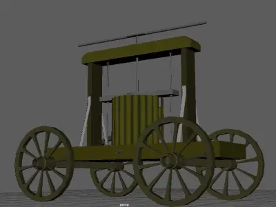 portable winepress 3D model