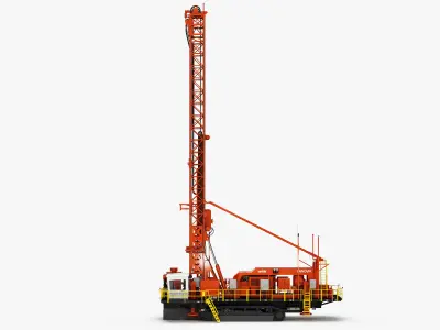 Rotary Blasthole Drill Rig DR416i 3D model