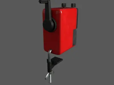 Table Sharpener 3D model Low-poly 3D model