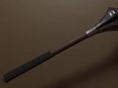 Mace or Bludgeon Low-poly 3D model