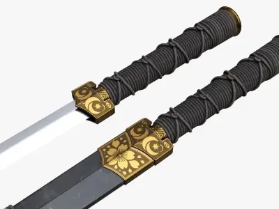 Xiaxue Han sword 3D model