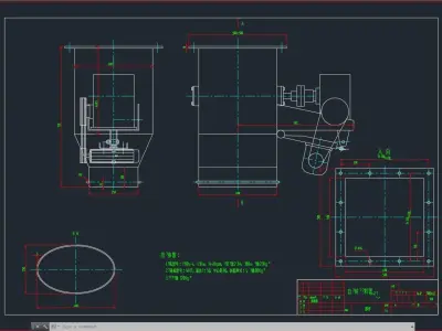 BHYW 8 spouts automatic rotary cement packing machine 3D model
