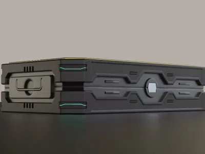 Sci-Fi Military Case 3D model purchase