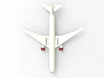 Boeing 777-300ER 3D model by Hafcoy