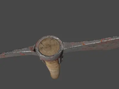 Battle axe  Free low-poly 3D model