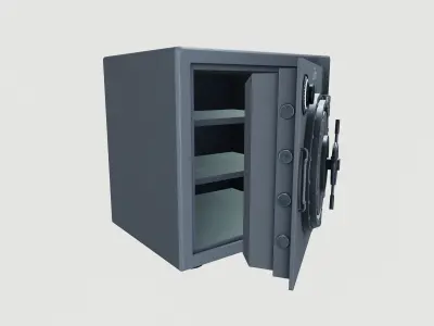 Iron safe 3D model