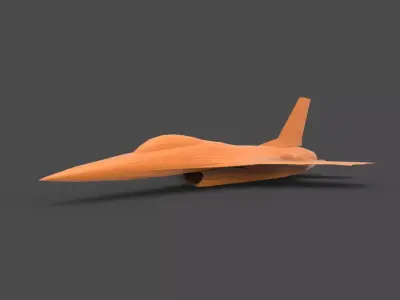 General Dynamics F-16 3D print model