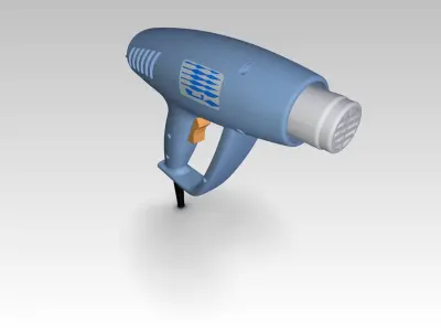 Heat gun 3D model purchase